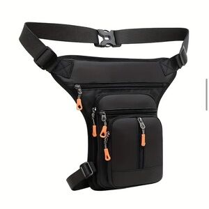 Tactical Waist and Leg Bag - Multi-Pocket - Black